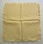1980s Homespun Buttercup & White Fringed Cotton Napkins- Set of 6 For Sale - Image 14 of 18