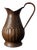 Antique Embossed Copper Jug with Floral Motif, 1900s For Sale