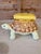 Vintage Hollywood Regency Cast Resin Turtle Garden Stool - Accent Table For Sale - Image 4 of 12