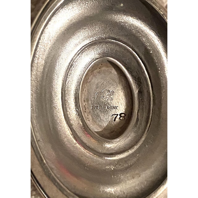 Sterling Silver Vessel or Jewelry Dish For Sale - Image 12 of 12