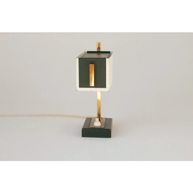 Desk Lamp in Perforated Metal, 1950s For Sale - Image 6 of 16