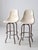 Mid Century Fiberglass Shell Swivel Bar Stools Pair For Sale - Image 6 of 12