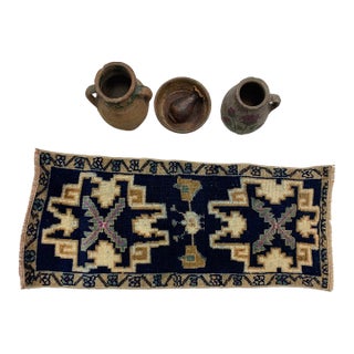 Oushak Handknotted Area Carpet For Sale