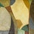 Mid-Century Modern Contemporary Abstract Oil Painting in Vintage Olive Green Painted Frame For Sale - Image 3 of 6