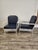 Vintage Faux Bamboo Cast Aluminum Lounge Chairs - A Pair For Sale In New York - Image 6 of 12