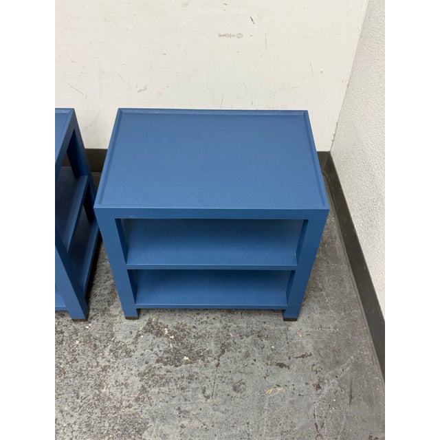 Blue Made Goods Jarin Side Tables, Pair For Sale - Image 8 of 12