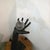 1990s Arm & Hand Sculpture Male Anatomic Statue Black Iron Postmodern Metal Art 27" For Sale - Image 17 of 17