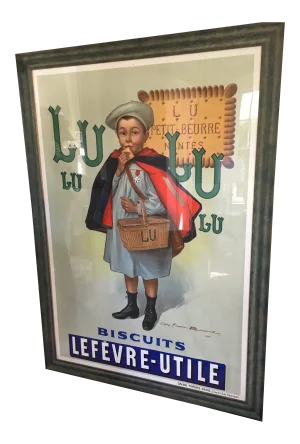 LuLu Le Petit Ecolier Lithograph Poster