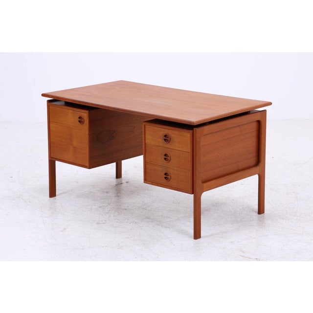 Mid-Century Danish Teak Desk by Arne Vodder For Sale - Image 15 of 16