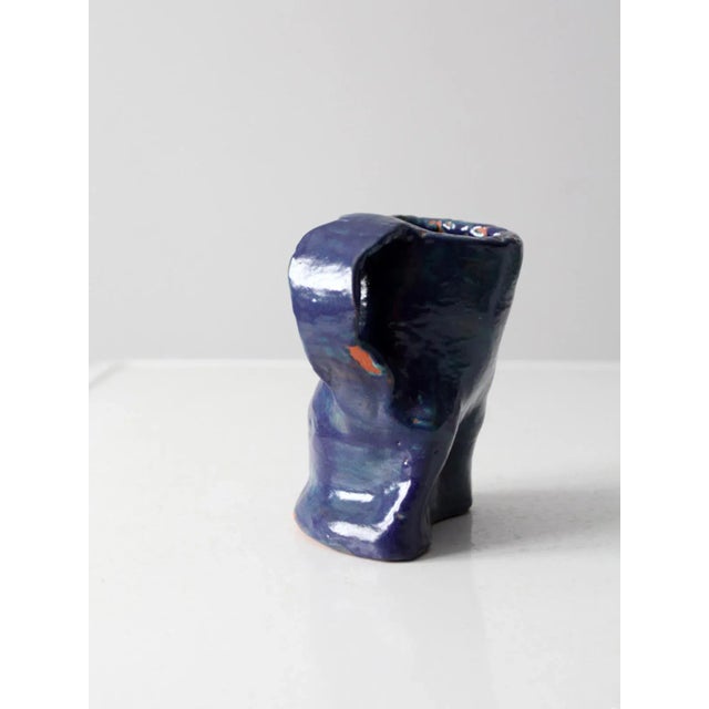Vintage Studio Pottery Mug For Sale - Image 4 of 9