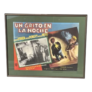 Vintage Mexican Movie Poster, Un Grito en La Noche, "A Cry in the Night"