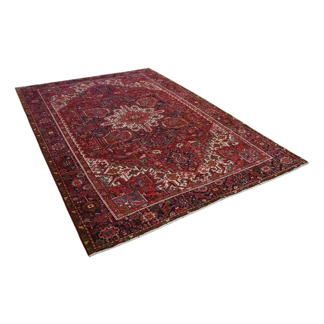 Middle Eastern Hand-Knotted Rug For Sale