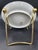 Late 19th Century Antique William Guerin & Co. Limoges France Porcelain Saucer Celeste Teal & Encrusted Gold c.1891-1932 For Sale - Image 5 of 18