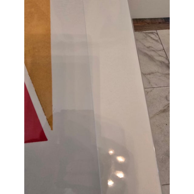 Vintage Mid Century Lyman Kipp Style Abstract Print For Sale In Boston - Image 6 of 9