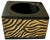 Kim Seybert 1990s Hand-Carved Wooden Safari Napkin Rings With Zebra & Giraffe Motifs - Set of 6 For Sale - Image 4 of 8