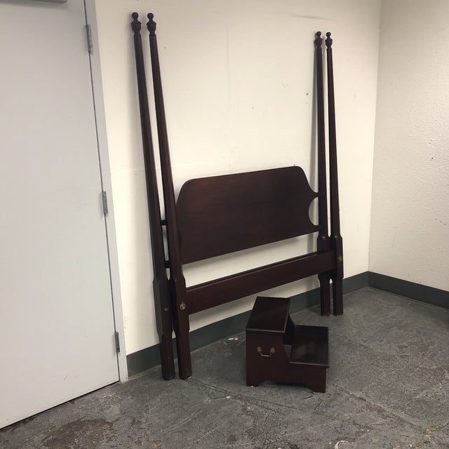 Craftique Furniture Four Pencil Post Full Size Bed Chairish