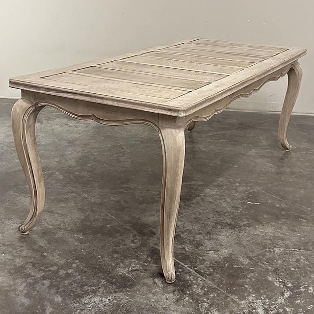 Antique Country French Stripped Fruitwood Dining Table For Sale - Image 11 of 14