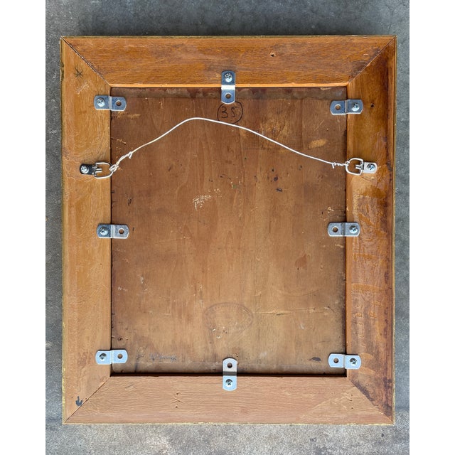 19th Century French Painting of Cliff Side House For Sale - Image 12 of 12