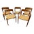 Mid 20th Century Niels Otto Møller for j.l Møller 'Model 75' Teak and Cord Dining Chairs For Sale