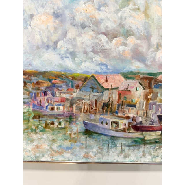 Martin J. Murray (American, 1908–1997) "Provincetown" Oil on Canvas C. 1940 For Sale In Providence - Image 6 of 8