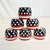 Mid 20th Century Vintage Americana Arts & Crafts Boho Chic Painted Wood Flag Motif Napkin Rings - Set of 6 - 4th of July For Sale - Image 5 of 14