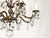 Shabby Chic Antique 8 Arm Sensational Dark Patina Brass Cut Lead Glass Crystal Chandelier For Sale - Image 3 of 12