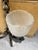 1930s Art Nouveau Two Arms Bronze W Frosted Milk Glass Shades Wall Sconce, a Set of 3 For Sale In New York - Image 6 of 13