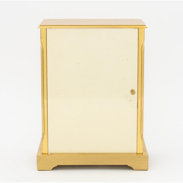 S. Haller German Brass Mantel Clock For Sale - Image 11 of 12