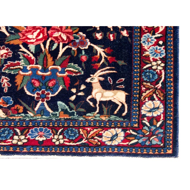 Early 20th Century Persian Kashan Rug For Sale - Image 12 of 14