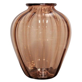 Napoleone Martinuzzi Italian Glass Vase For Sale