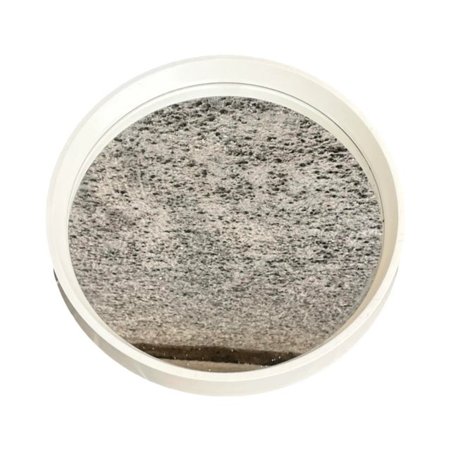 Round Mirror, Hanging Mirror, Reflections by Thermotex, Denmark, Vintage, Scandinavia, 1970s–1980s. For Sale - Image 10 of 11