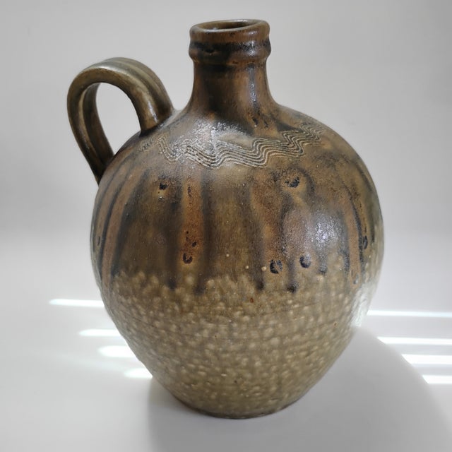 1990s Original Rodney Leftwhich Pottery Jug For Sale - Image 5 of 6