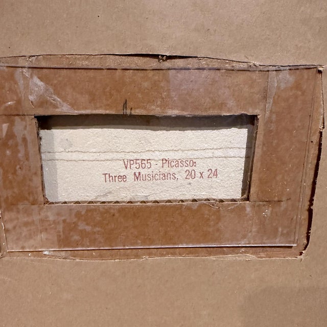 Vintage Modern Framed Art Picasso Three Musicians MoMA For Sale - Image 12 of 12