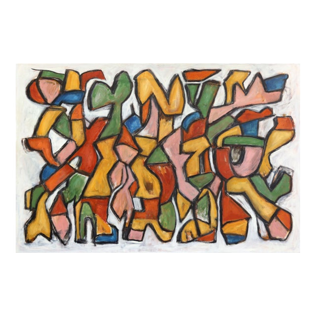 Running Wild - Large Original Abstract Contemporary Painting on Canvas by Harrison Gilman For Sale