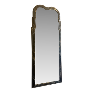 Vintage Italian Arched Full Length Faux Marble Mirror
