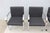 Ludwig Mies Van Der Rohe Brno Flat Bar Chairs in Gray Wool by Gordon - Set of 4 For Sale - Image 14 of 18