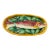 Vintage Majolica Trompe L’Oeil Trout Wall Object With Leaf Basketweave Motif For Sale