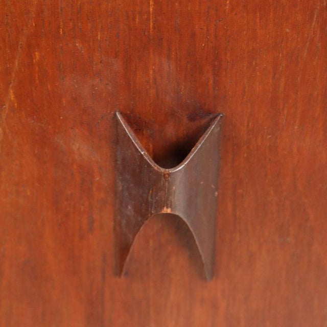 Wood Vintage Sideboard in Teak Veneer, 1960s For Sale - Image 7 of 13