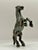 Vintage Cast Metal Rearing Horse Figurine For Sale - Image 4 of 7