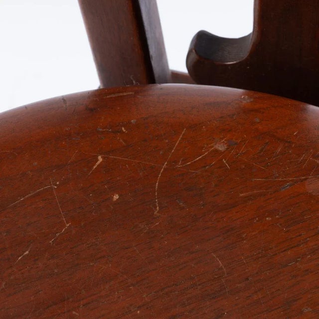 Early 20th Century High Back Walnut Piano Stool For Sale - Image 10 of 11