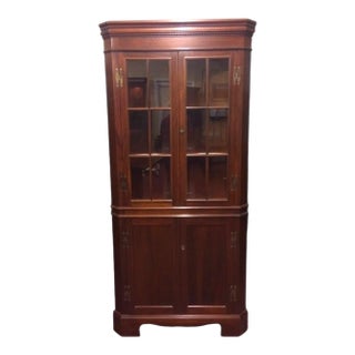 Craftique Corner Cabinet, Corner Cupboard For Sale
