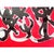 2020s 'Knots' - Abstract Black, Red and White Original Painting / Robert Motherwell For Sale - Image 5 of 11