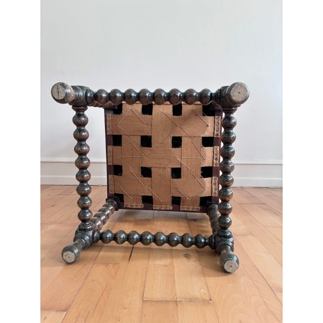 Pair of Antique Edwardian Bobbin Corner Chairs, English 1900 For Sale - Image 16 of 18