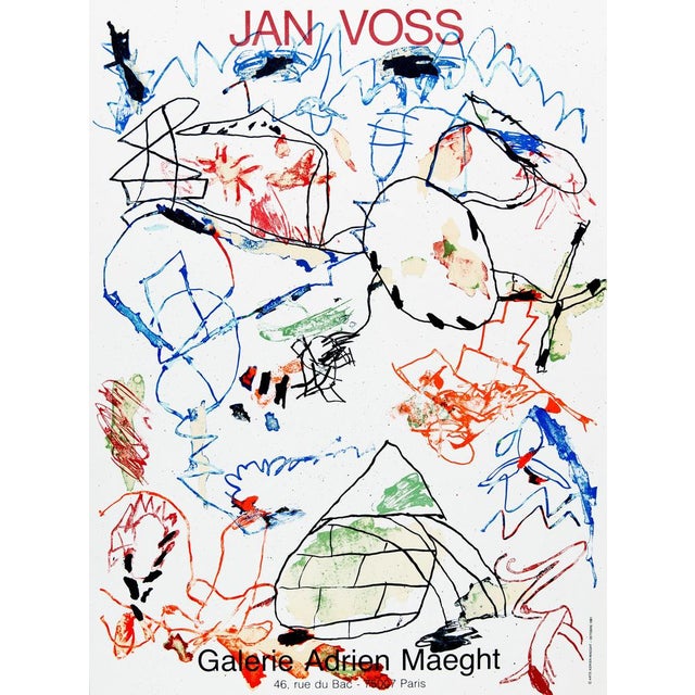 Jan Voss, Abstraction, Lithograph For Sale - Image 5 of 5