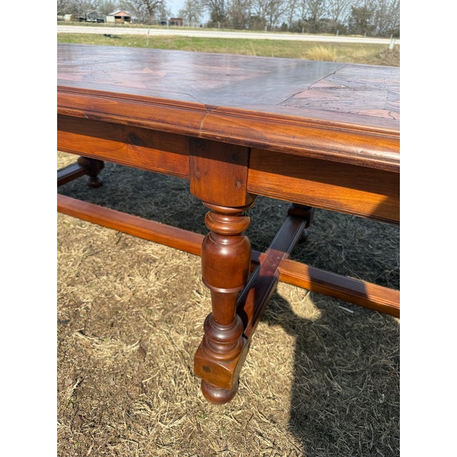 Long 18th Century French Walnut Farm Table or Monastery Dining Table For Sale - Image 9 of 18
