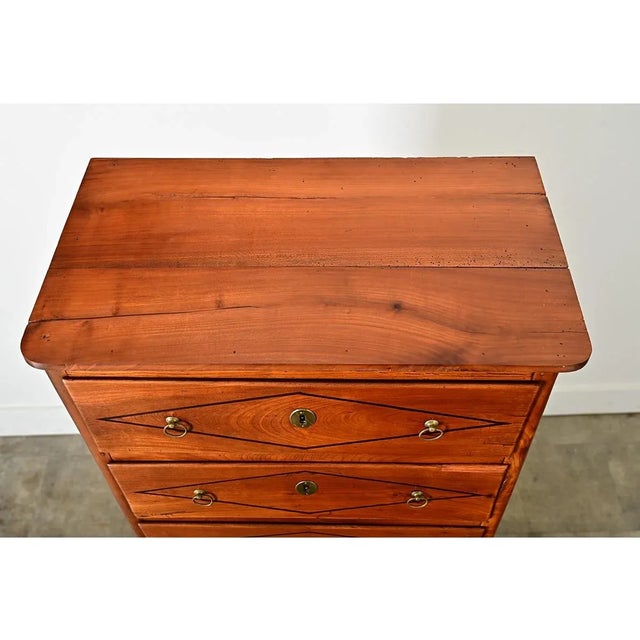 French 19th Century Tall Chest of Drawers For Sale - Image 9 of 10