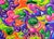Artist: Kenny Scharf Title: Superblobz Medium: Glow-in-the-dark giclee print on 240gsm archival paper with black flocked...