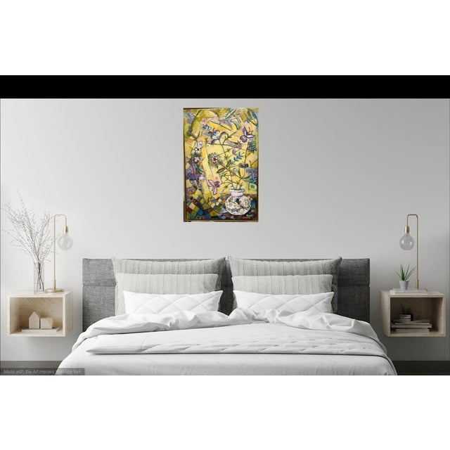 Abstract Secret Garden of Butterflies For Sale - Image 3 of 4