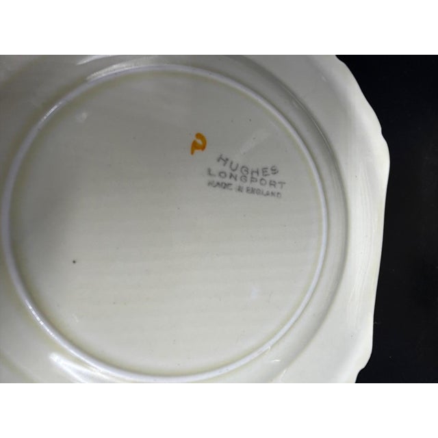 Beige Art Deco Plates by Hugh Longport for Konny Kraft, 1920s, Set of 12 For Sale - Image 8 of 10