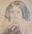 19th Century English or American Pencil Portrait Drawing of a Girl and Her Dog For Sale - Image 9 of 17